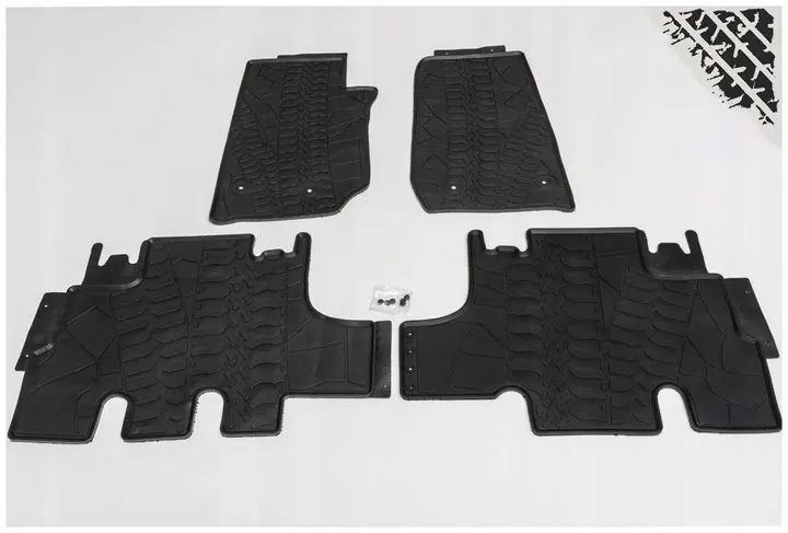 Gulvmatter Jeep Wrangler JK 2006 - 2018 │ Mud Truck Edition – bilde 2
