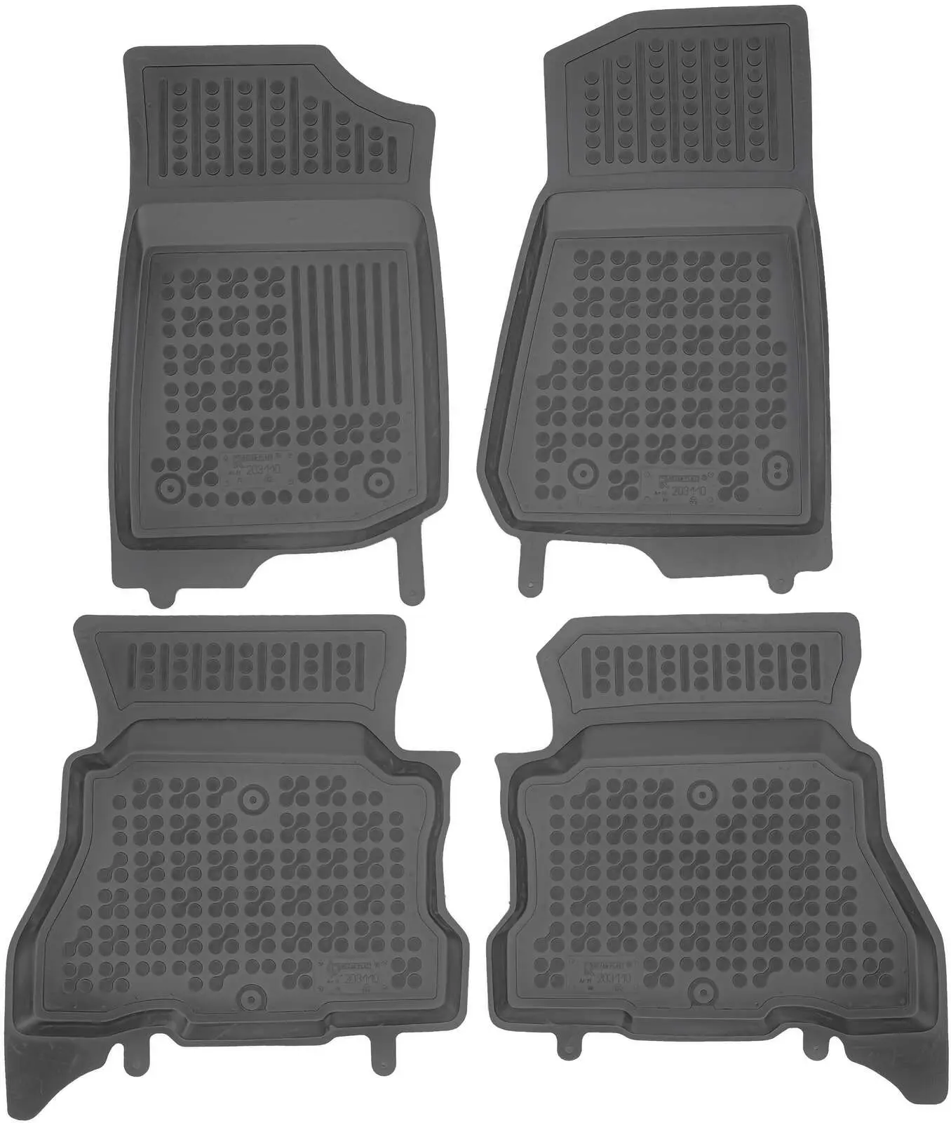 Gulvmatter Jeep Wrangler JL 4xe Plug in Hybrid PHeV 2021 - >