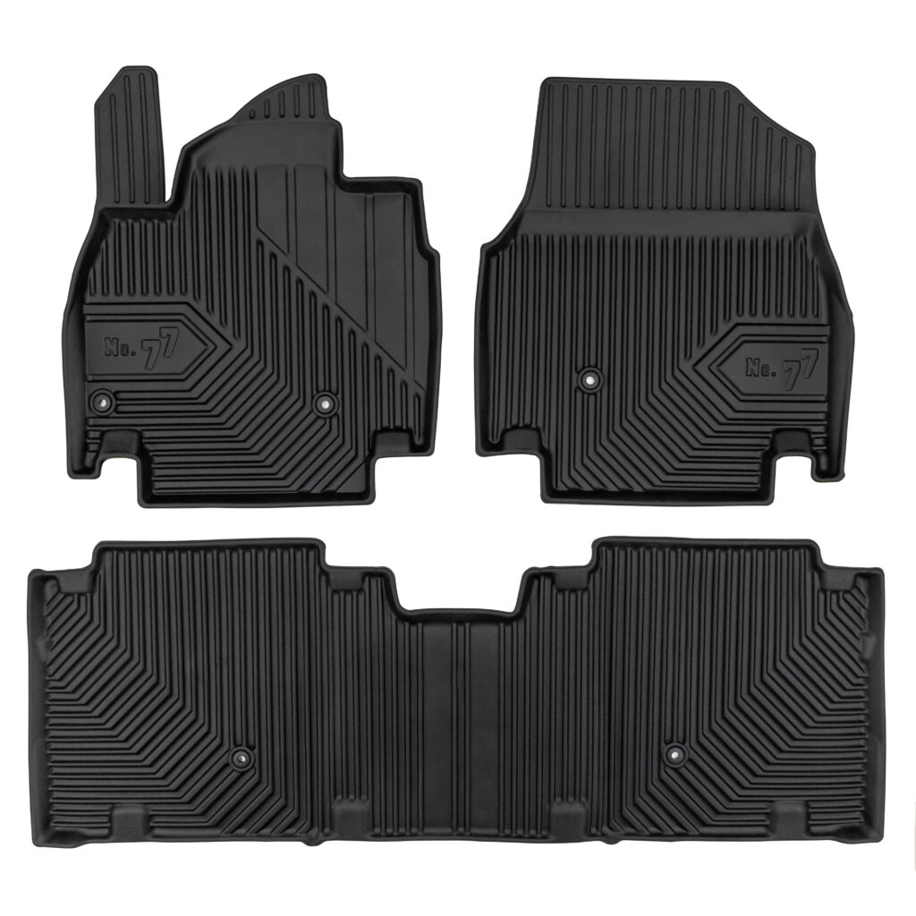 Gulvmatter Kia EV9 2023 -> │ Alværsmatter No.77 Floor Liners - sett 3 stk.