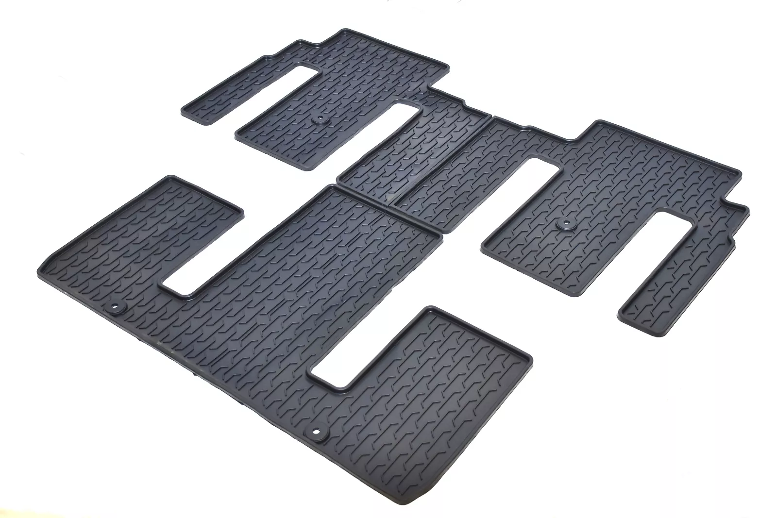 Gulvmatter Kia EV9 2023 -> │ bak Allværsmatter for 6 seter - med Relax Pakke - Genuine® All weather mats - sett 3 stk. – bilde 2