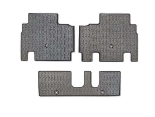 Gulvmatter Kia EV9 2023 -> │ bak Allværsmatter for 6 seter - uten Relax Pakke - Genuine® All weather mats - sett 3 stk.