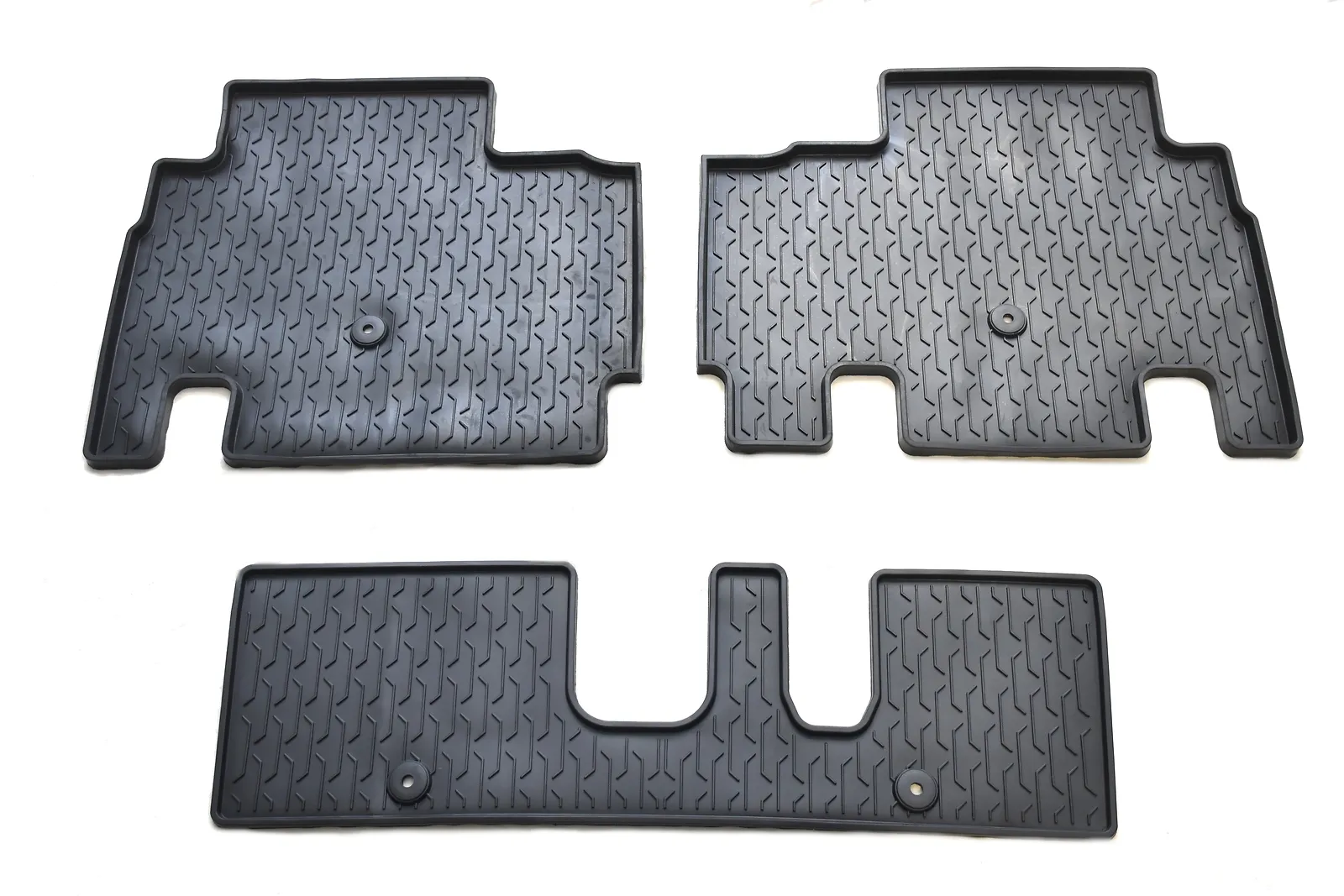 Gulvmatter Kia EV9 2023 -> │ bak Allværsmatter for 7 seter - Genuine® All weather mats - sett 3 stk. – bilde 4