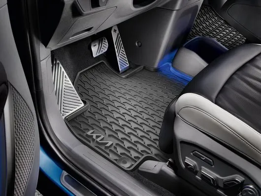 Gulvmatter Kia EV9 2023 -> │ foran - for 6 og 7 seter - Genuine® All weather mats - sett 2 stk. Image 1