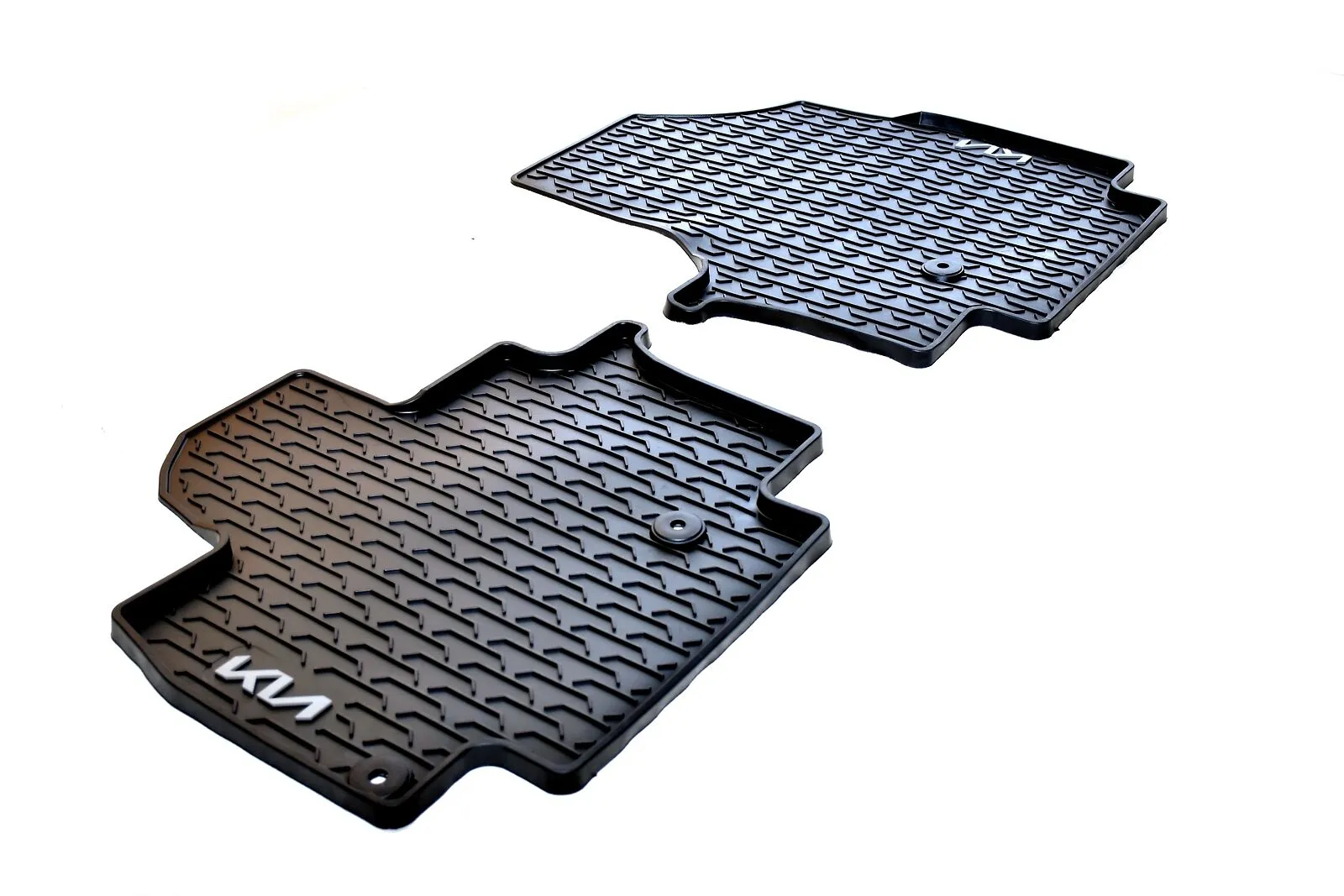 Gulvmatter Kia EV9 2023 -> │ foran - for 6 og 7 seter - Genuine® All weather mats - sett 2 stk. Image 2