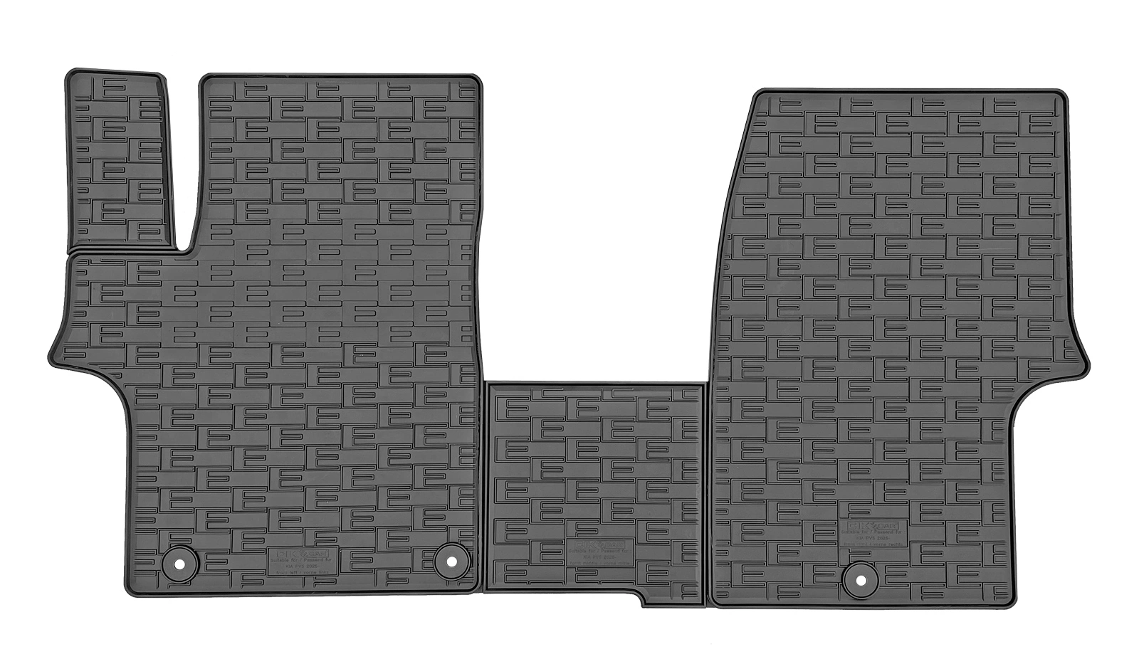 Gulvmatter Kia PV5 Passenger / PV5 Cargo 2025 -> │ foran - All weather mats - sett 3 stk.
