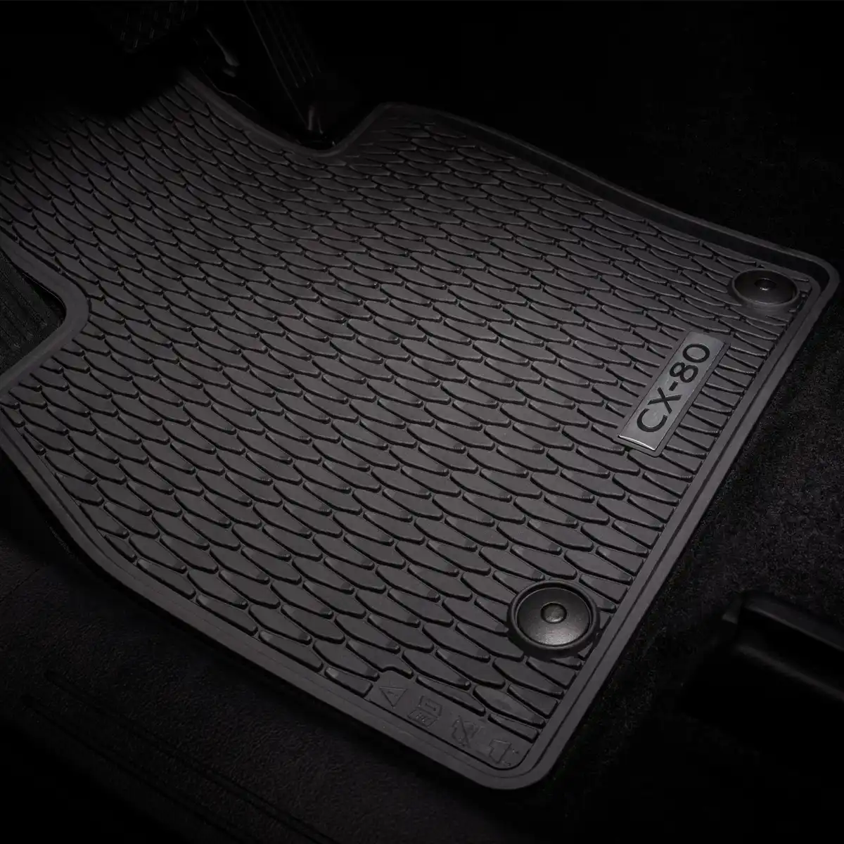 Gulvmatter Mazda CX-80 2024 -> │ Allværsmatter Genuine® Floor Liners – bilde 7