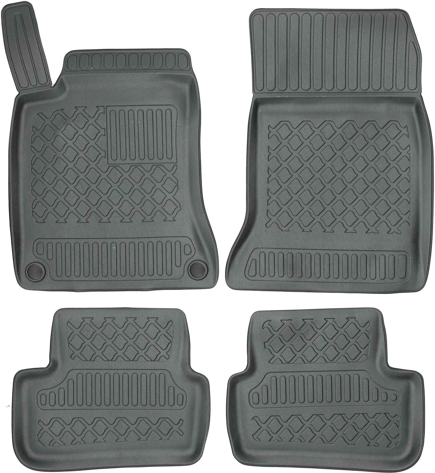 Gulvmatter Mercedes-Benz A (W176) 2012 - 2018 / Mercedes-Benz B (W246) 2011 - 2018 / Mercedes-Benz CLA (C117/X117) 2013 - 2019 / Mercedes-Benz GLA (X156) 2014 - 2019 – bilde 3