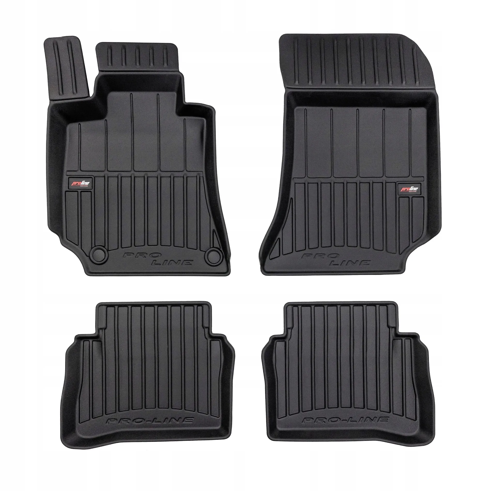 Gulvmatter Mercedes-Benz E (W212/S212) 2008 - 2016 │ Allværsmatter Pro-Line 3D Rubber Car Mats
