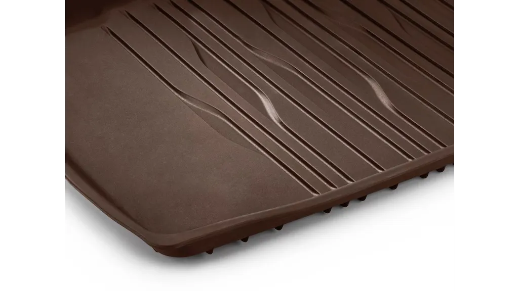 Gulvmatter Mercedes-Benz EQE SUV (X294) 2023 -> │ bak Allværsmatter Genuine® Dynamic Lines Balao Brown