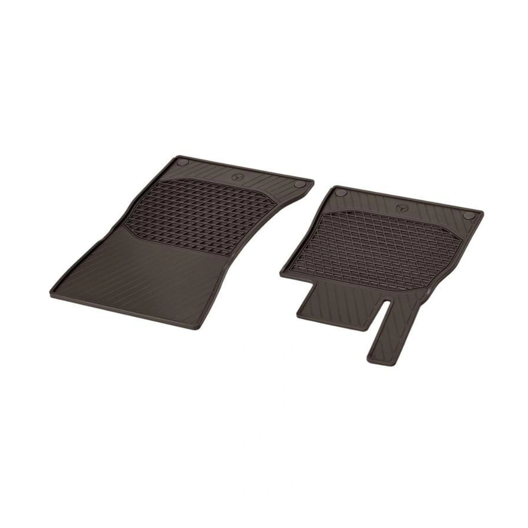 Gulvmatter Mercedes-Benz S (W222 / V222) 2013 - 2020 / Mercedes-Maybach S (X222) 2014 - 2020 │ foran - Genuine® TPE Brune Allværsmatter