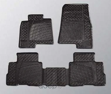 Gulvmatter Mitsubishi Pajero IV 2006 - 2021 │ Allværsmatter Genuine® Floor Liners – bilde 2