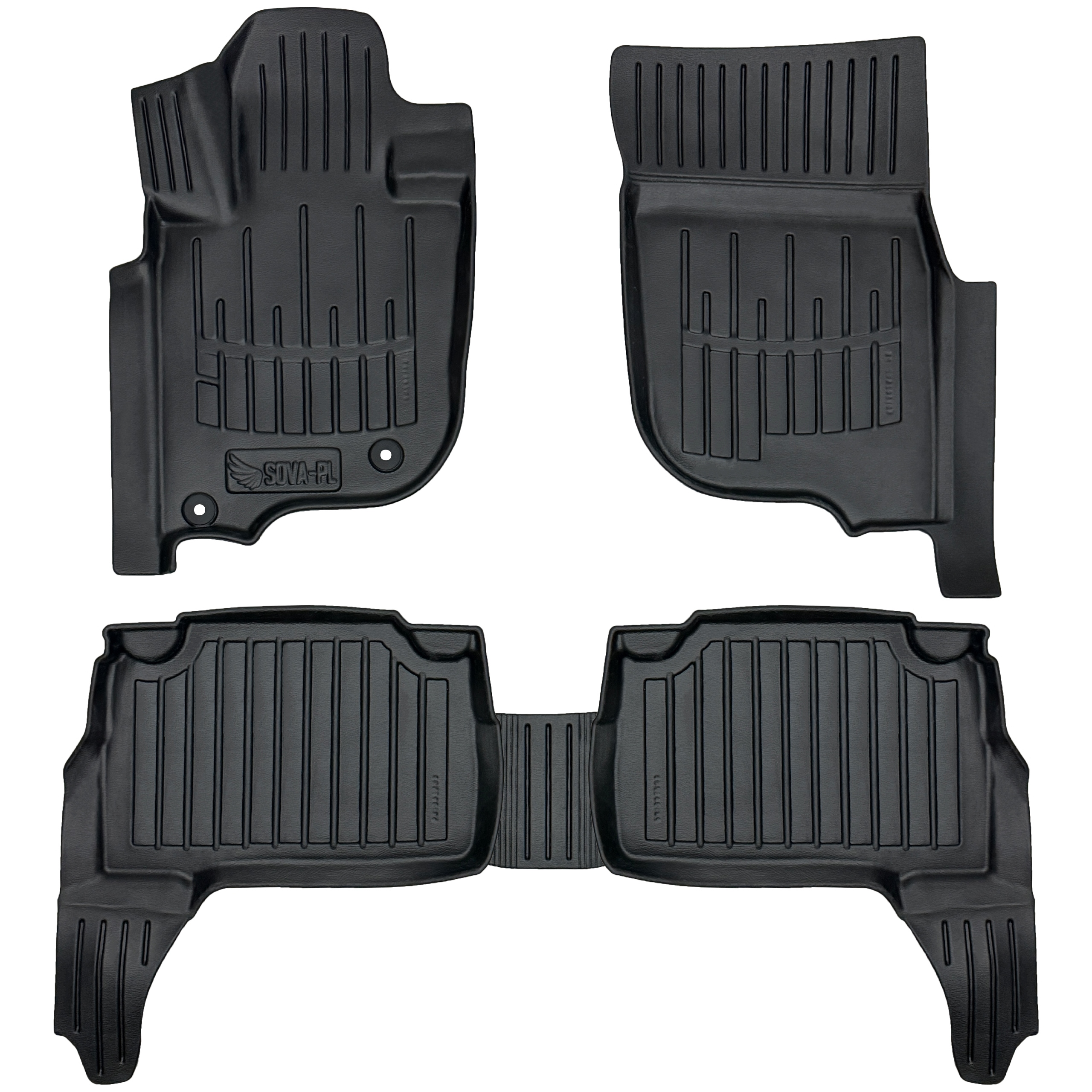 Gulvmatter Mitsubishi Pajero Sport III 2015 -> / Mitsubishi L200 2015 -> / Fiat Fullback 2016 ->