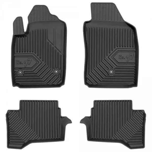 Gulvmatter No.77 Fiat 500e I 2013 - 2019