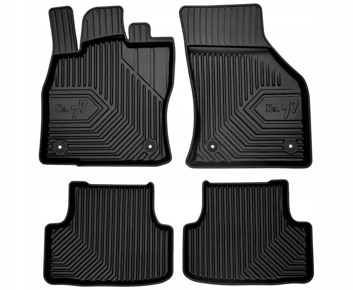 Gulvmatter no.77 Seat Leon III 2012-> / Seat Leon III Cupra 2014-> / Seat Leon III Cross Sport 2015-> / Volkswagen Golf VII 2012-> / VW Golf VII 2012 - 2020 / VW T-Roc I 2017 - 2025