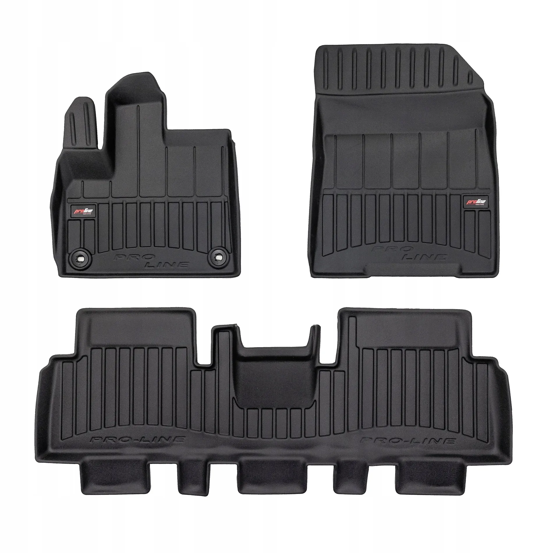 Gulvmatter Peugeot e-Rifter 2021 -> / Opel Opel Combo-e Life 2022 -> │ Allværsmatter Premium ProLine 3D Floor Liner