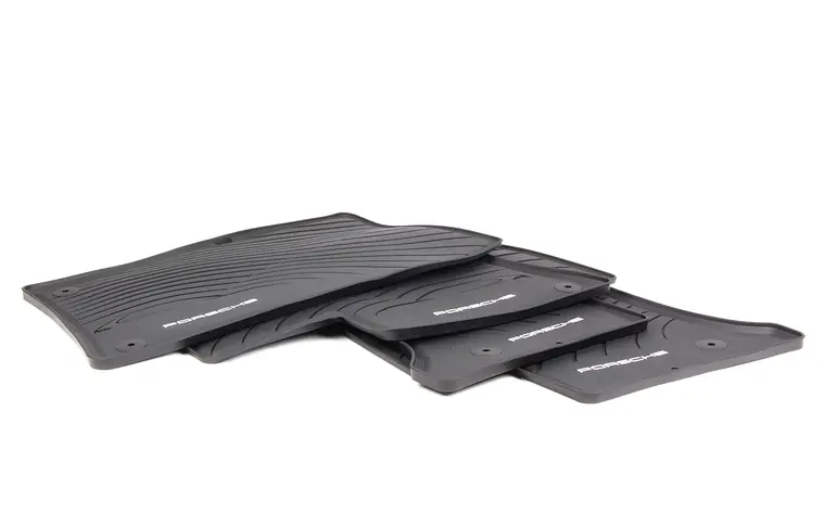 Gulvmatter Porsche Cayenne I (9PA) 2002 - 2010 │ Genuine Black Edition