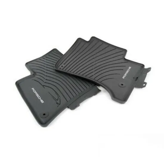 Gulvmatter Porsche Cayenne I (9PA) 2002 - 2010 │ Genuine Black Edition – bilde 5