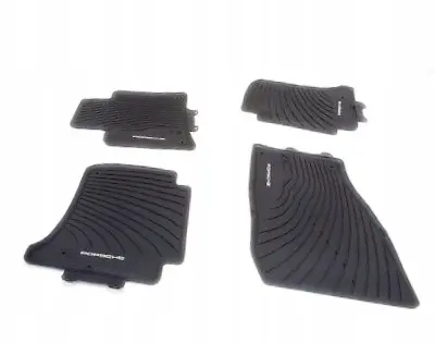 Gulvmatter Porsche Cayenne I (9PA) 2002 - 2010 │ Genuine Black Edition – bilde 7