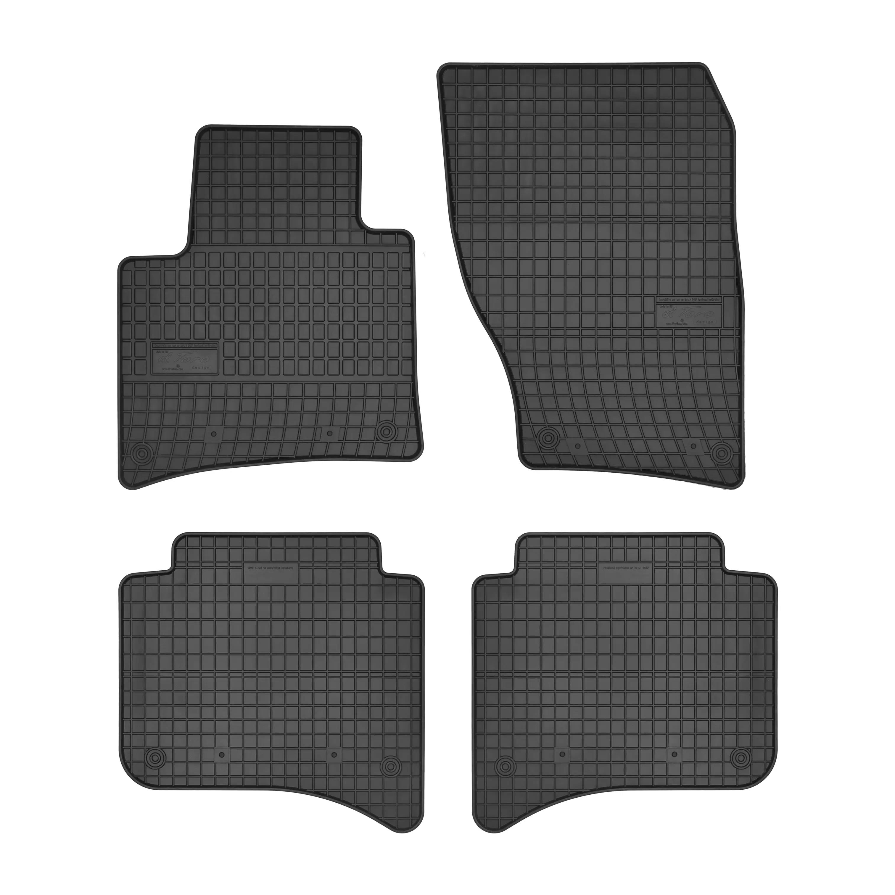 Gulvmatter Porsche Cayenne II (92A) 2010 - 2017 / VW Touareg 7P 2010 - 2018