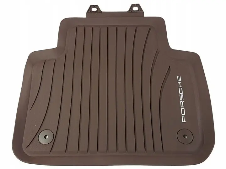 Gulvmatter Porsche Cayenne III (9YA) 2017 -> │ Genuine® Allværsmatter Truffle Brown Edition – bilde 5