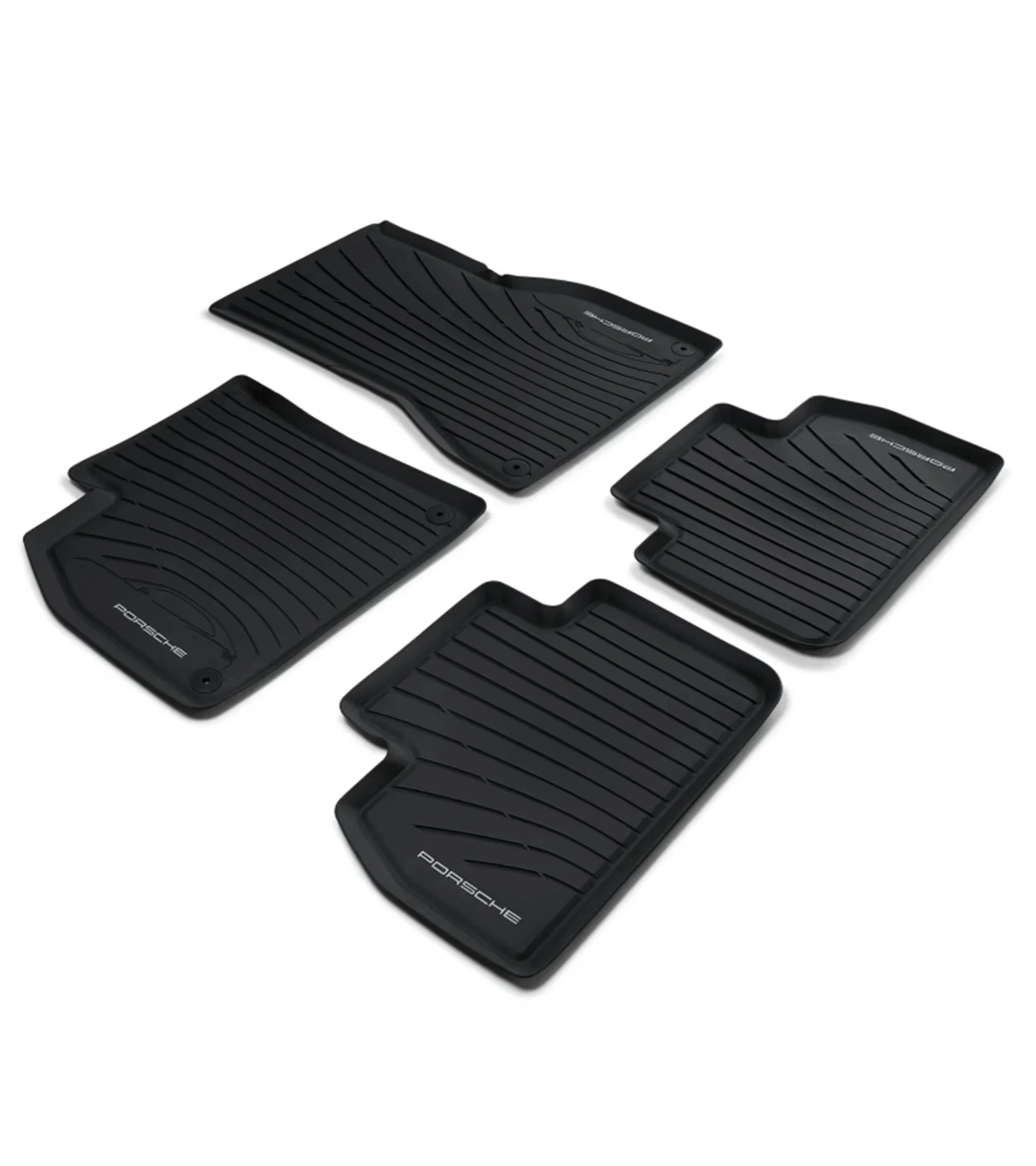 Gulvmatter Porsche Macan 4 Electric 2024 -> │ Genuine® Black Floor Liners