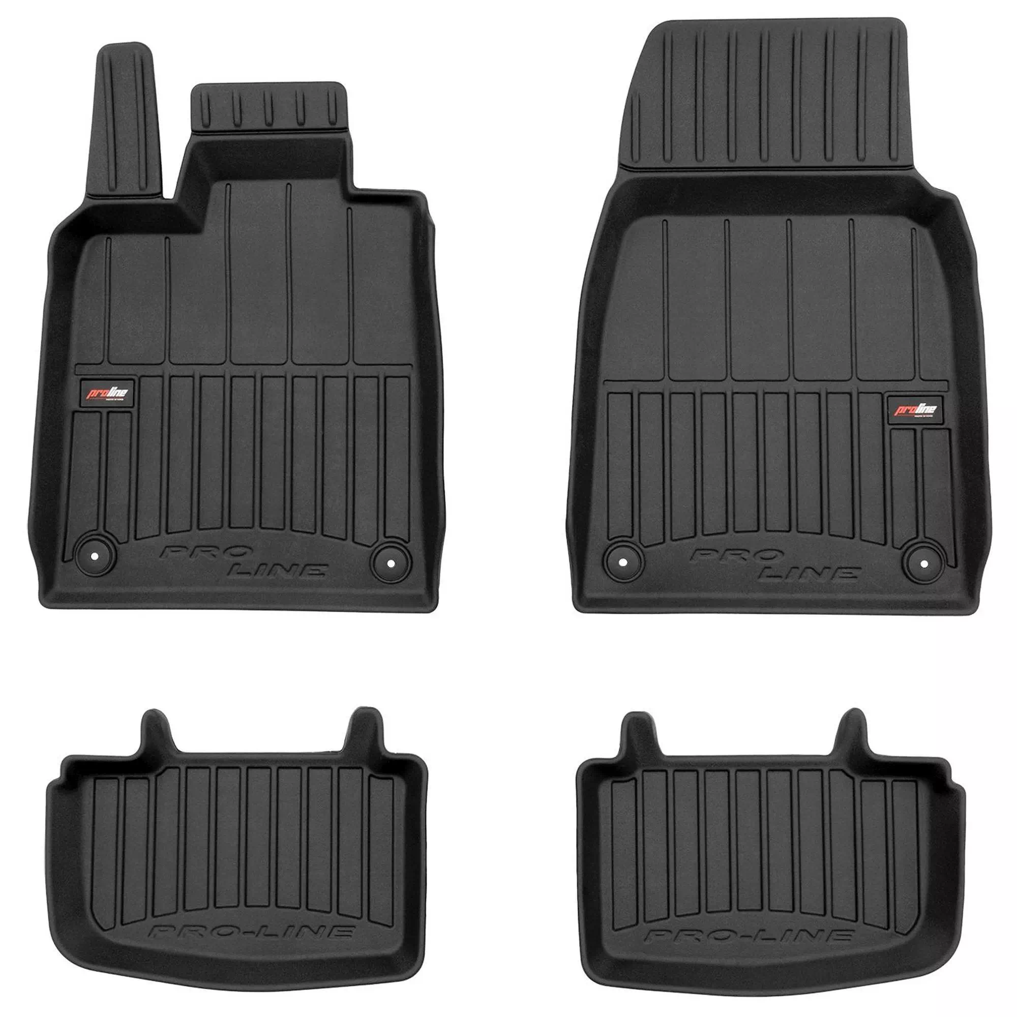 Gulvmatter Porsche Taycan 2019-> / Audi e-tron GT 2020-> │ 3D ProLine® Floor Liners Image 1