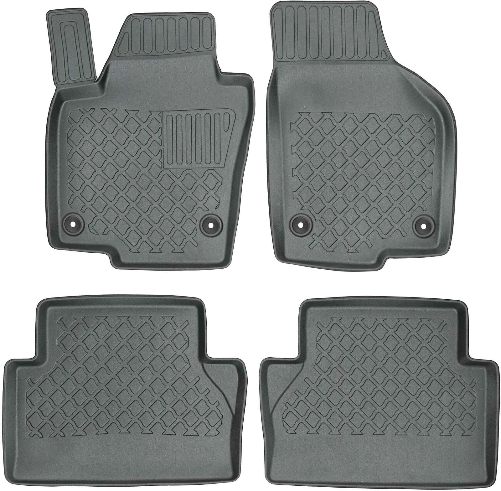 Gulvmatter Seat Alhambra II 2010 - 2020 / VW Sharan II 2010 -> │ 5 seter – bilde 3