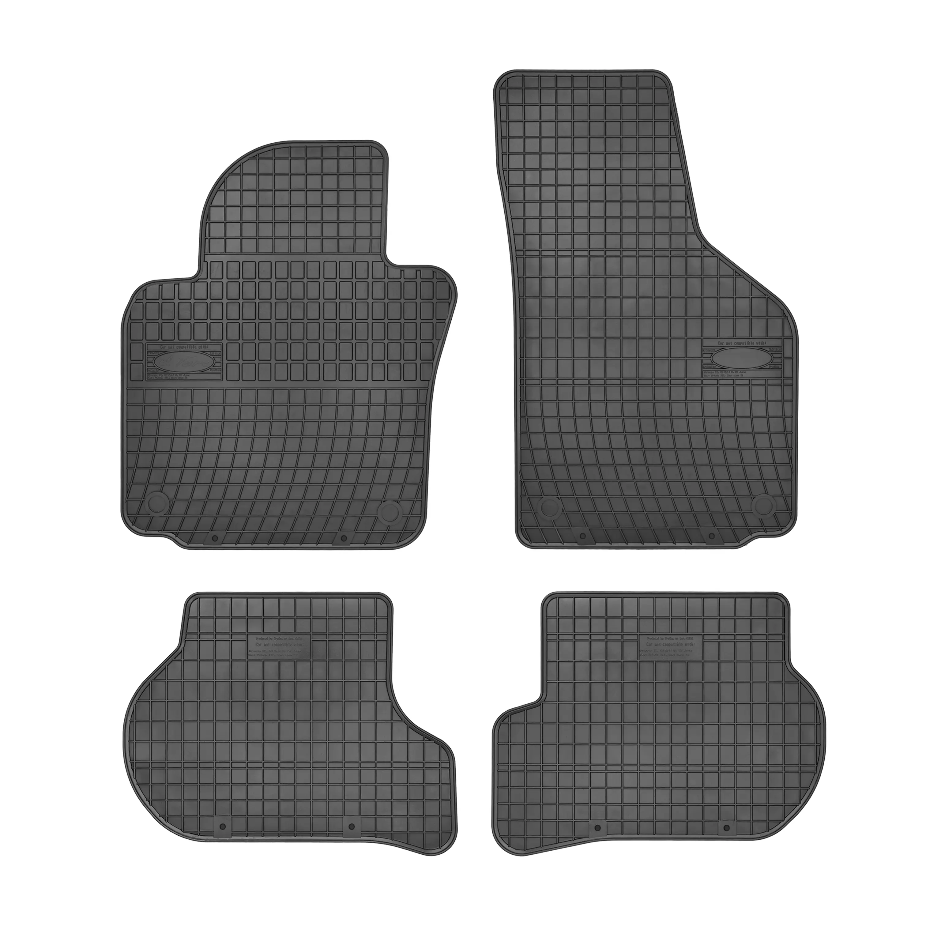 Gulvmatter Seat Leon II 2005-2012 / Toledo III	2004 - 2009 / Skoda Yeti	2009 - / Octavia II	2004 - 2013 / Golf V	2003 - 2008 / Golf VI	2008 - / Jetta V	2005 - 2010 / Scirocco III	2007 - 