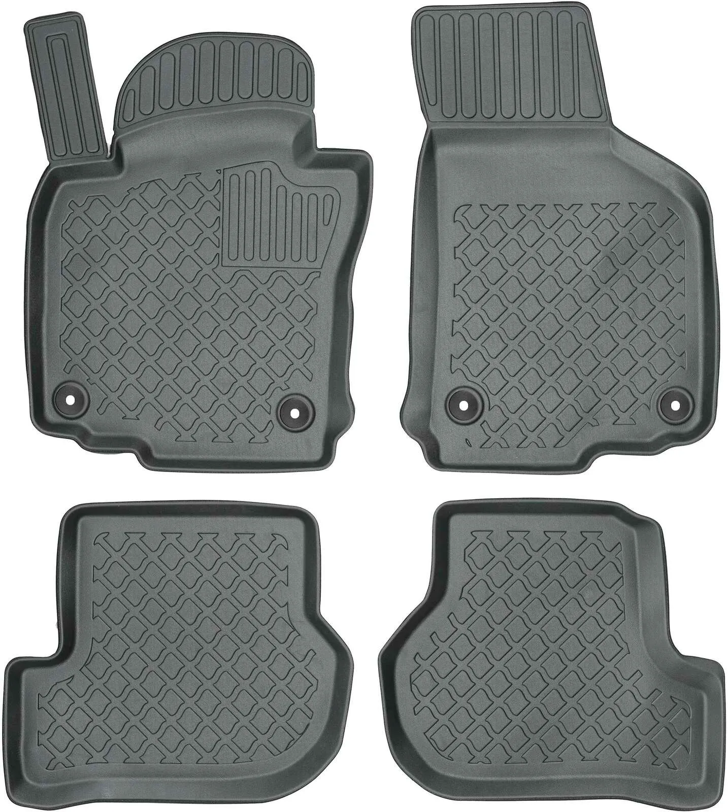 Gulvmatter Škoda Octavia II 2004 - 2013 / VW Golf VI 2007 - 2013 / VW Golf V (1K) 2003 - 2009 / VW Jetta V 2005 - 2011 / VW Scirocco III 2008 - 2017 – bilde 3
