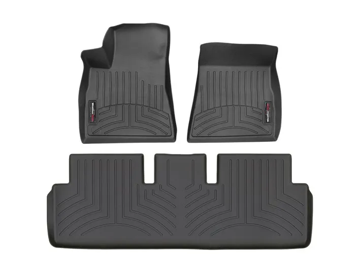 Gulvmatter Tesla Model 3 2017 - 2025 │  Allværsmatter WeatherTech FloorLiner High Performance Custom-Fit Floor Mats