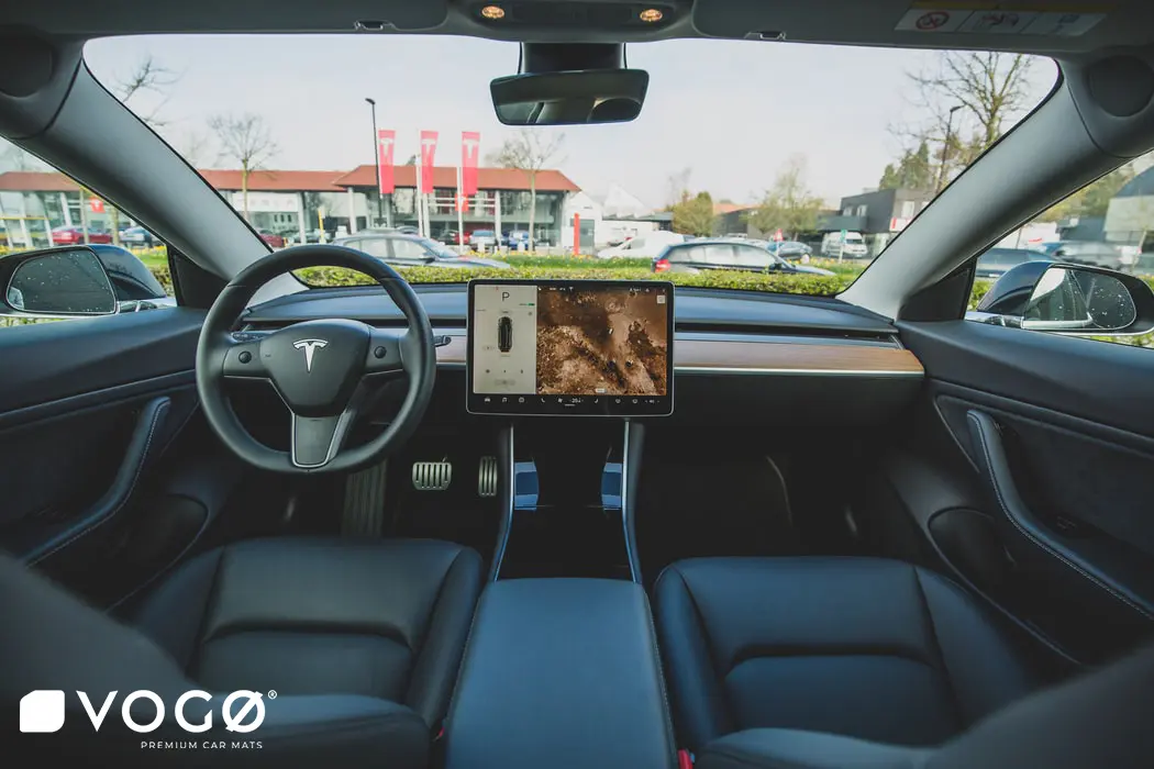 Gulvmatter Tesla Model 3 2017 - 2025 │ Vogø Integrale Luxury – bilde 22