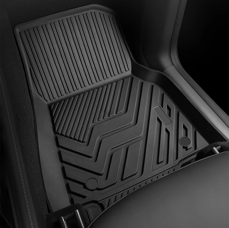 Gulvmatter Tesla Model Y Juniper 2024 -> │ Allværsmatter - sett 3 stk. Image 2