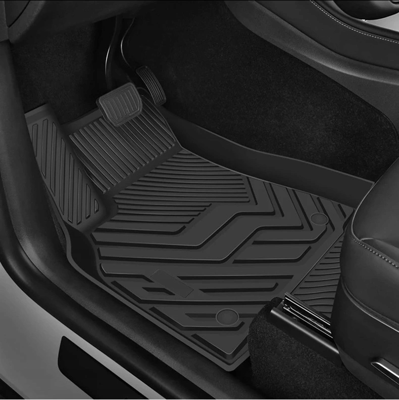 Gulvmatter Tesla Model Y Juniper 2024 -> │ Allværsmatter - sett 3 stk. Image 4