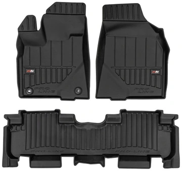 Gulvmatter Toyota Highlander II 2007 - 2013  │ Allværsmatter Pro-Line 3D Rubber Car Mats