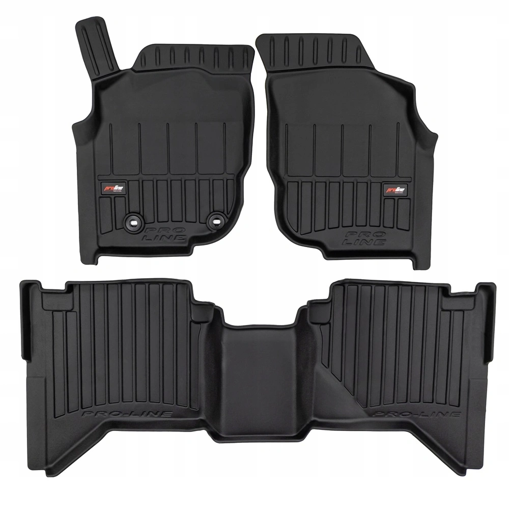 Gulvmatter Toyota Hilux VII 2005 - 2015 │ Allværsmatter Pro-Line 3D Rubber Car Mats
