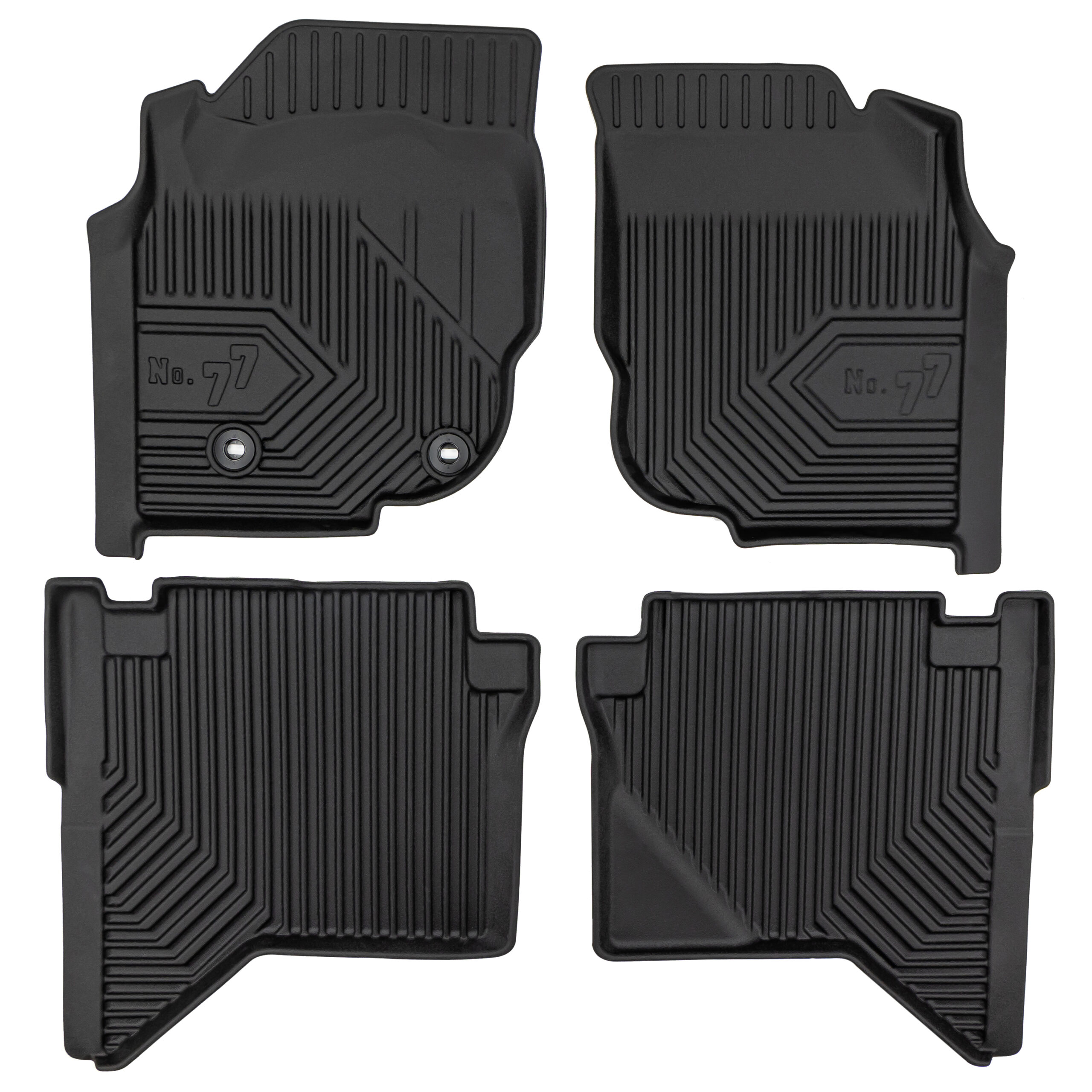 Gulvmatter Toyota Hilux VII 2005 - 2015 │ Alværsmatter No.77 Floor Liners - sett 4 stk.