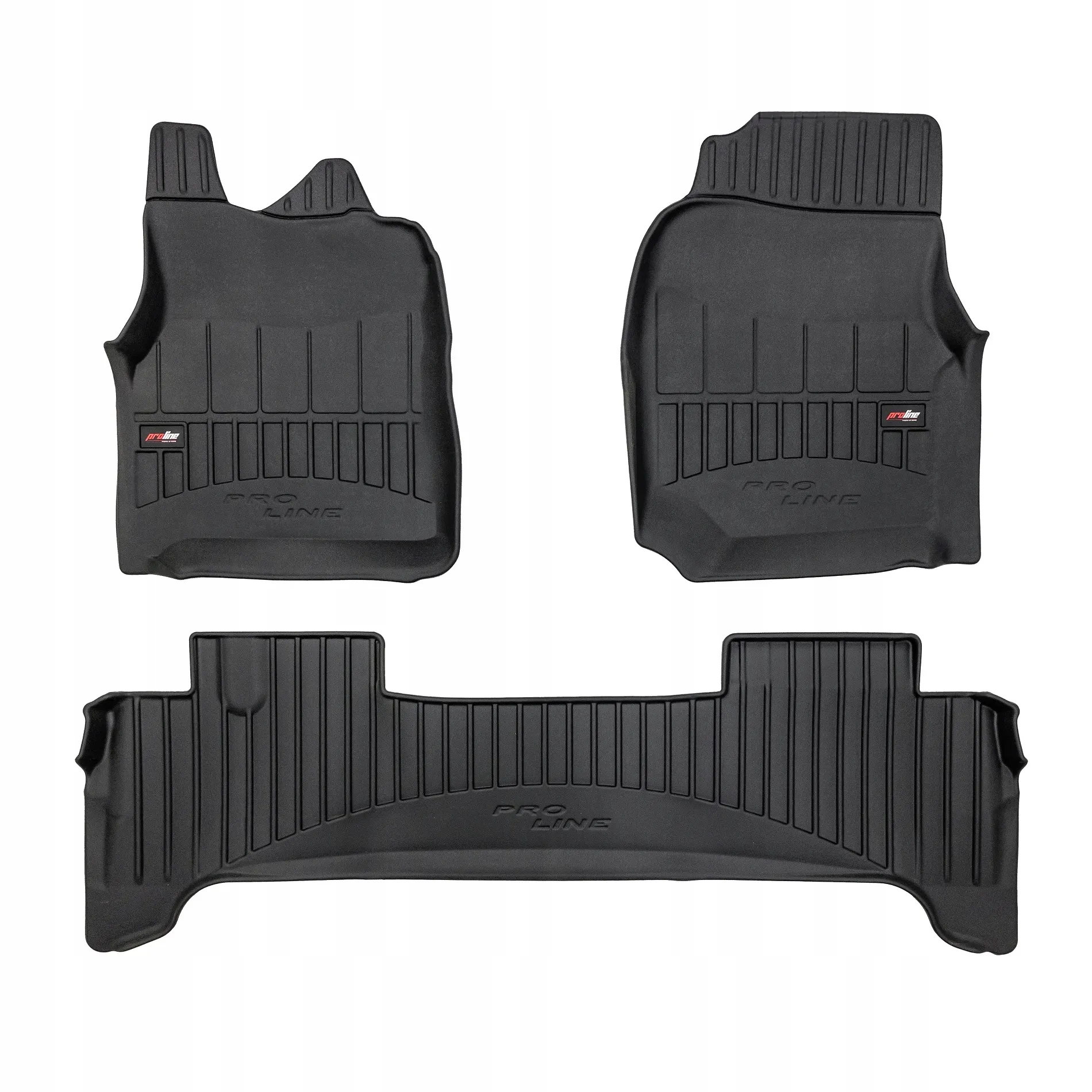 Gulvmatter Toyota Land Cruiser J100 1998 - 2007  │ Allværsmatter Premium ProLine 3D Floor Liner I For biler uten hvilefot Image 1