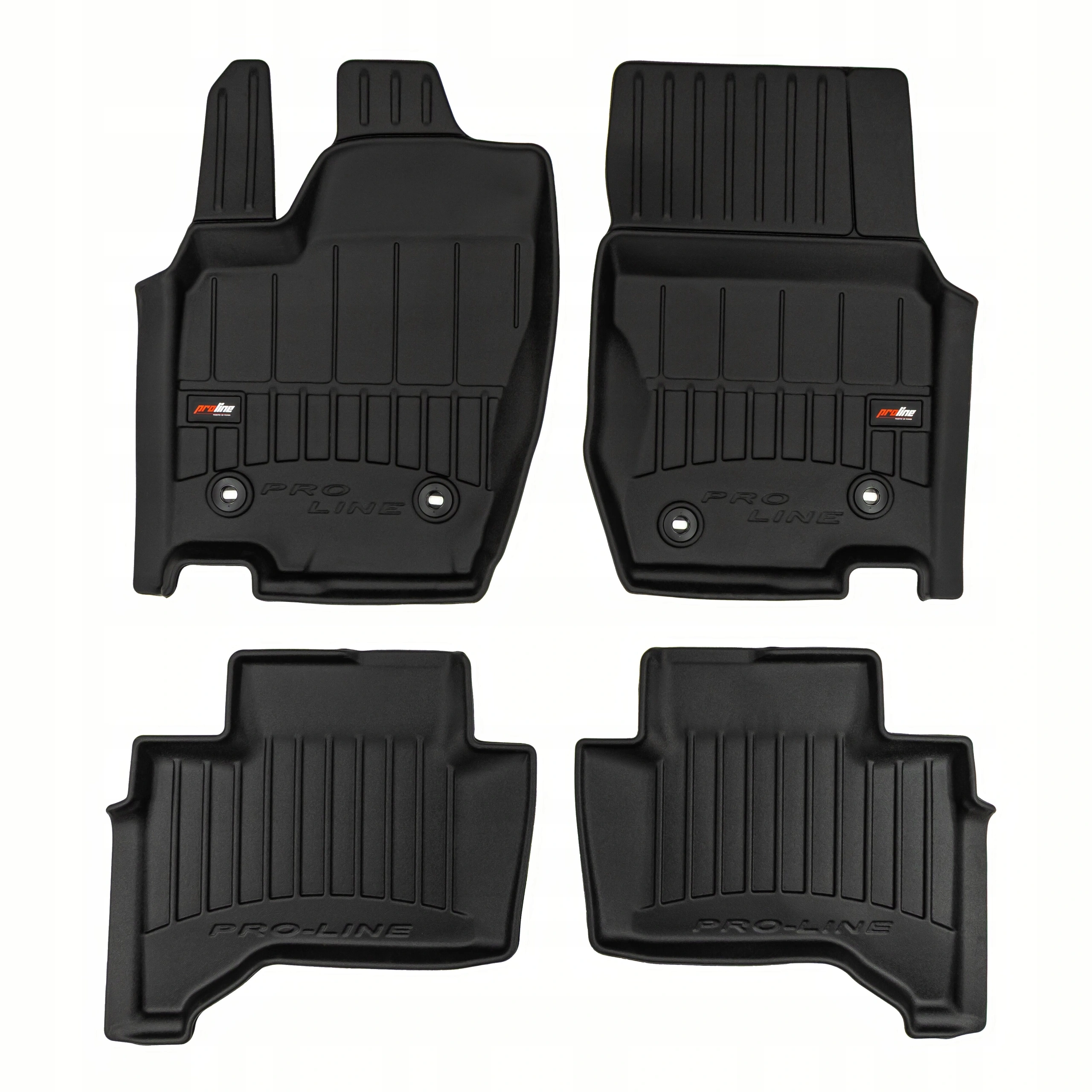Gulvmatter Toyota Land Cruiser J300 / Lexus LX J300 2021 ->  │ Premium ProLine 3D Floor Liner