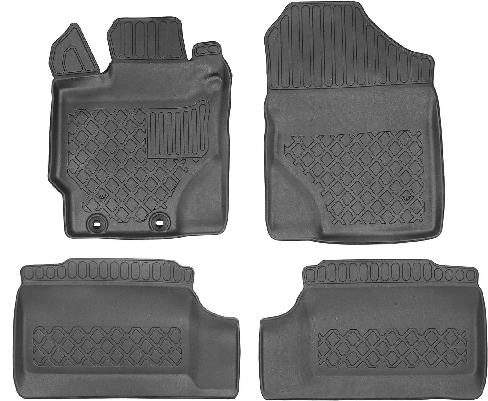 Gulvmatter Toyota Yaris III 2011 - 2020 │ bensin – bilde 3