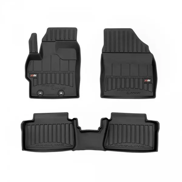 Gulvmatter Toyota Yaris IV Hybrid 2020 -> / Toyota Yaris Cross 2020 -> / Mazda 2 Hybrid 2022 -> │ Allværsmatter Pro-Line 3D Rubber Car Mats