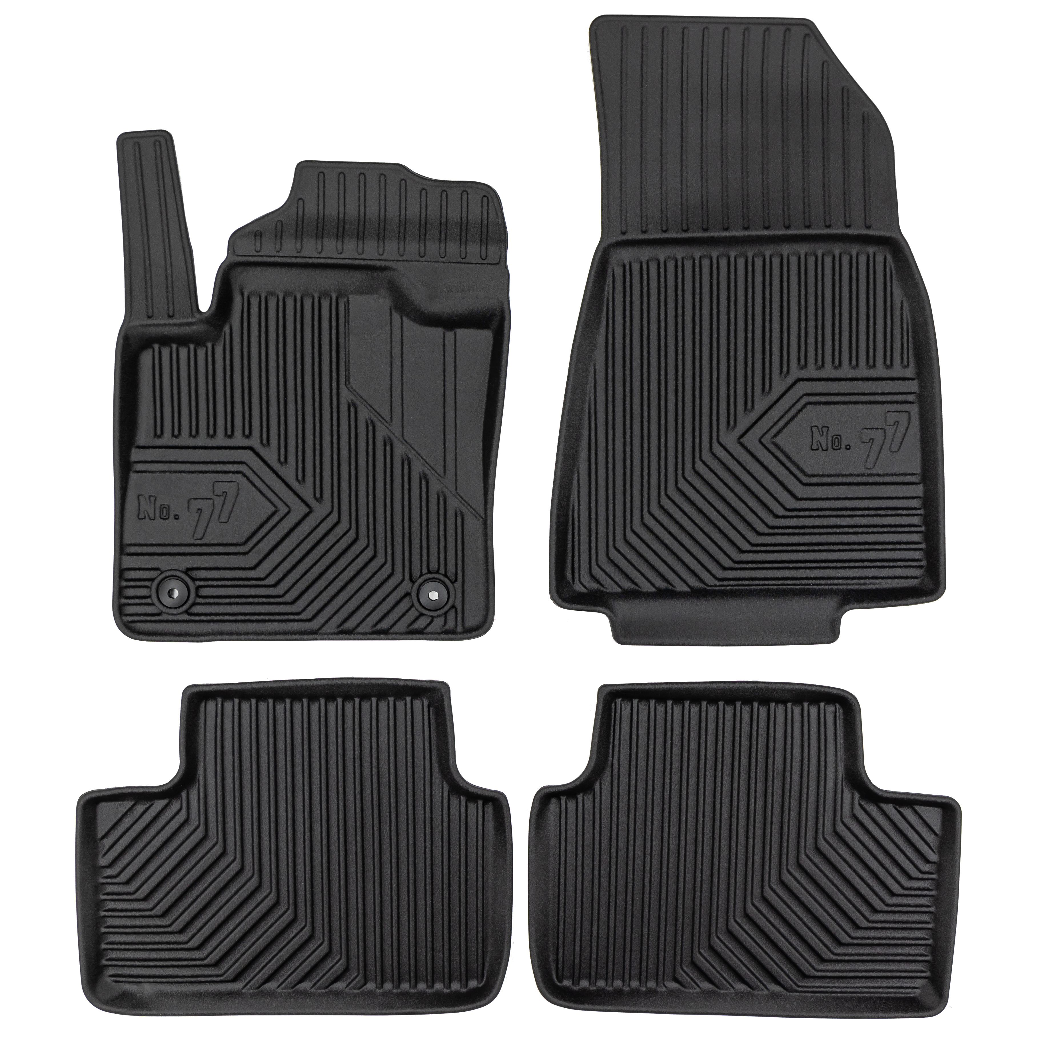 Gulvmatter Volvo C40 Recharge 2021 -> │ Alværsmatter No.77 Floor Liners - sett 4 stk.