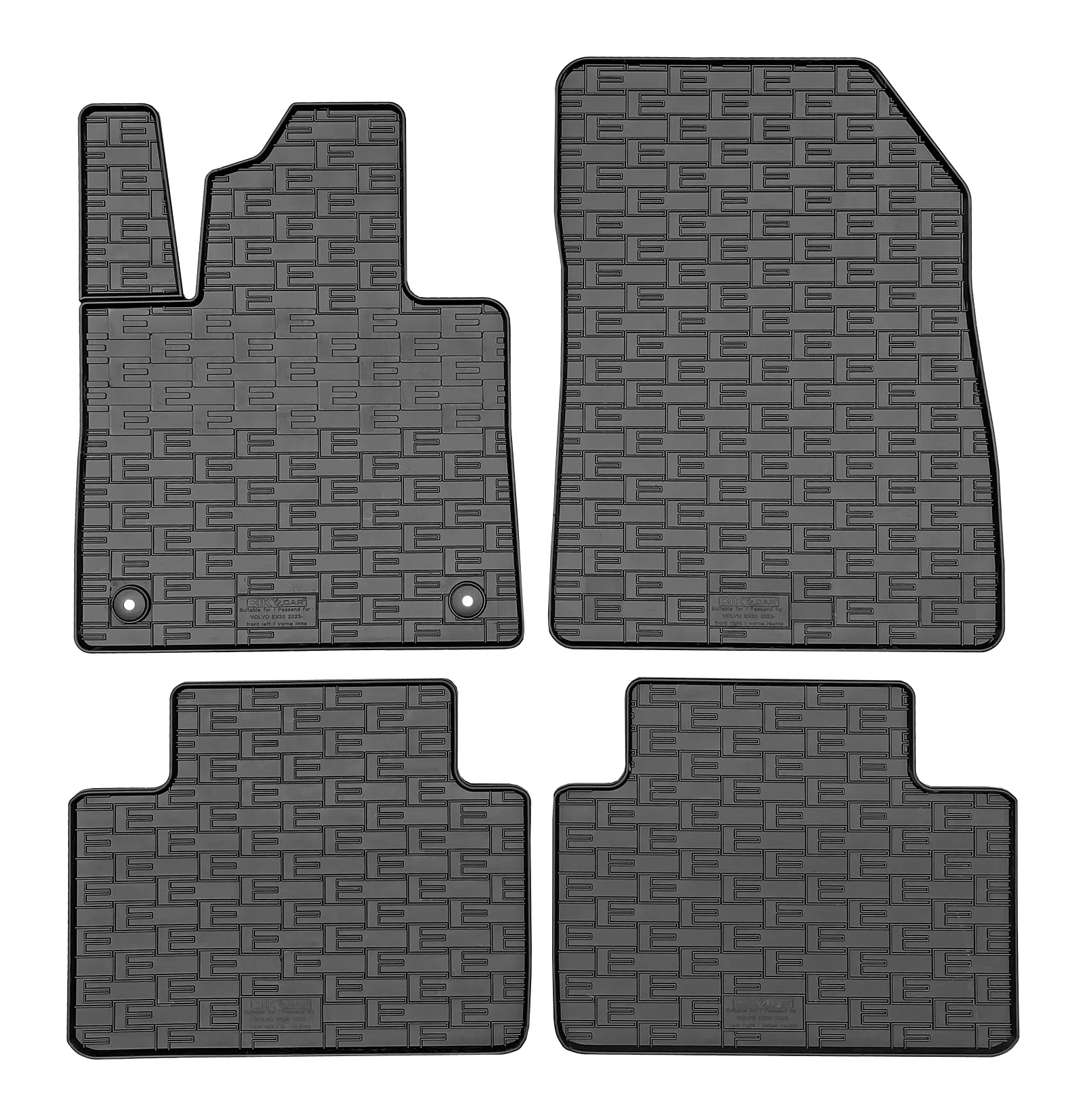 Gulvmatter Volvo EX30 2023 -> │ Allværsmatter Floor Mats