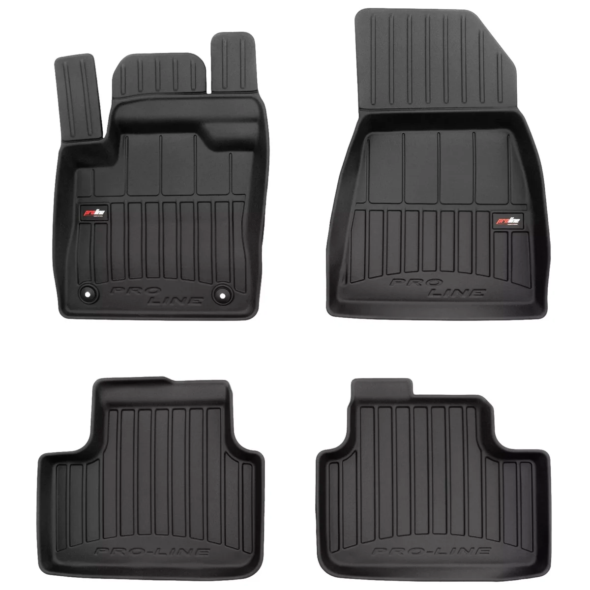 Gulvmatter Volvo EX40/XC40 Recharge 2020 -> / Volvo EC40/C40 Recharge 2021 -> │ Allværsmatter Pro-Line 3D Rubber Car Mats