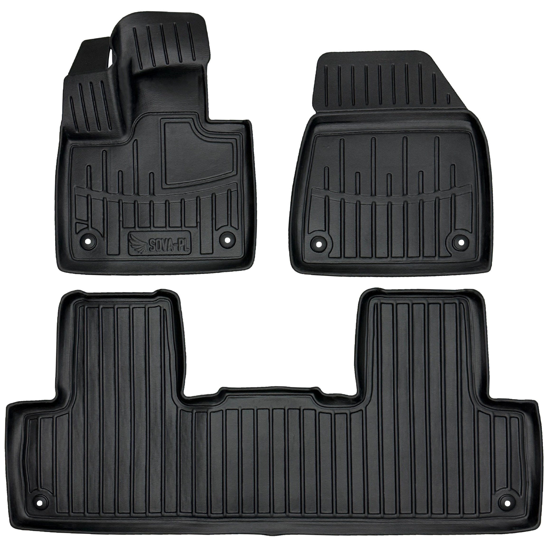 Gulvmatter Volvo EX90 2024 -> │  Allværsmatter 3D Floor Liners