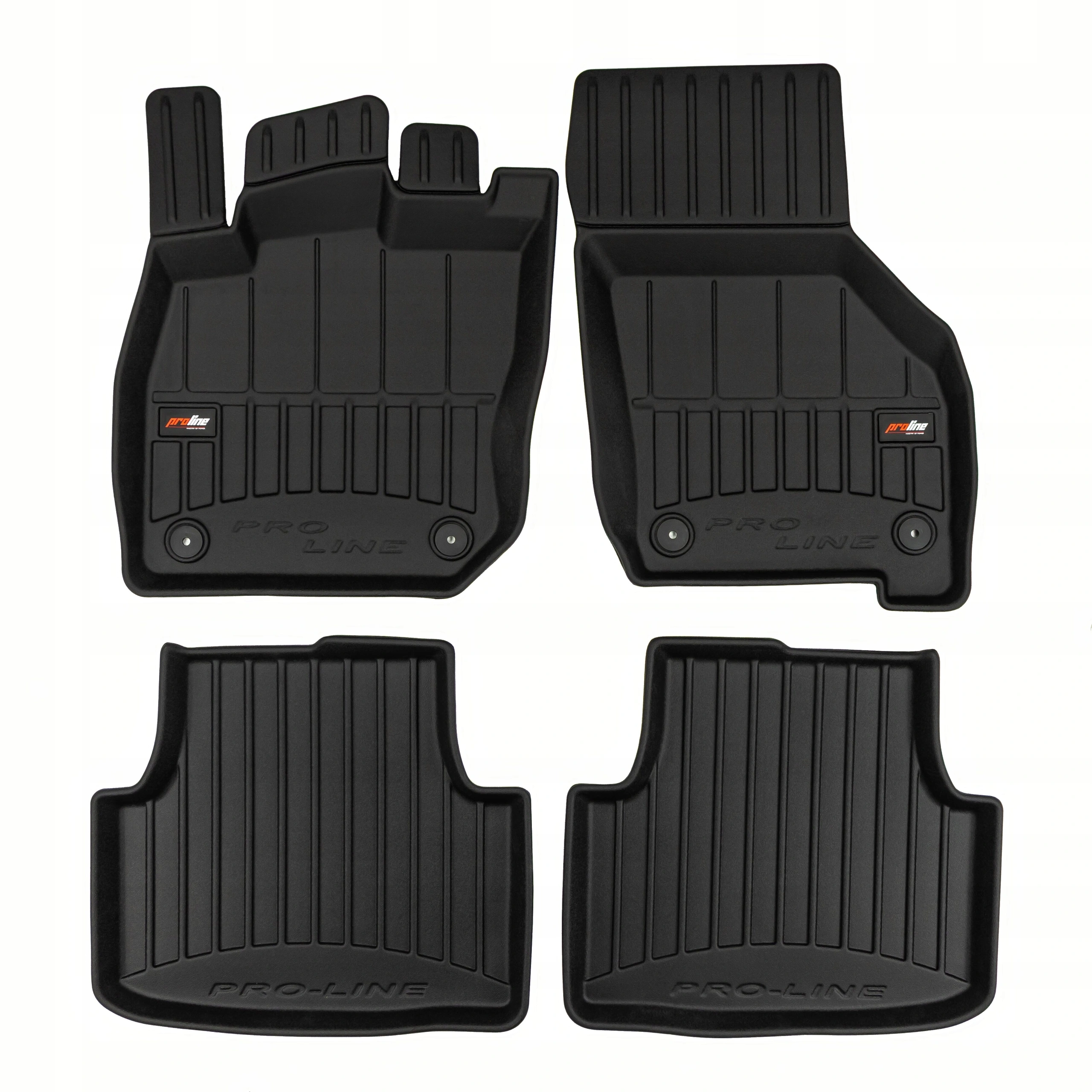 Gulvmatter VW Golf 8 Mild hybrid Variant 2019 -> │ Allværsmatter Pro-Line 3D Rubber Car Mats