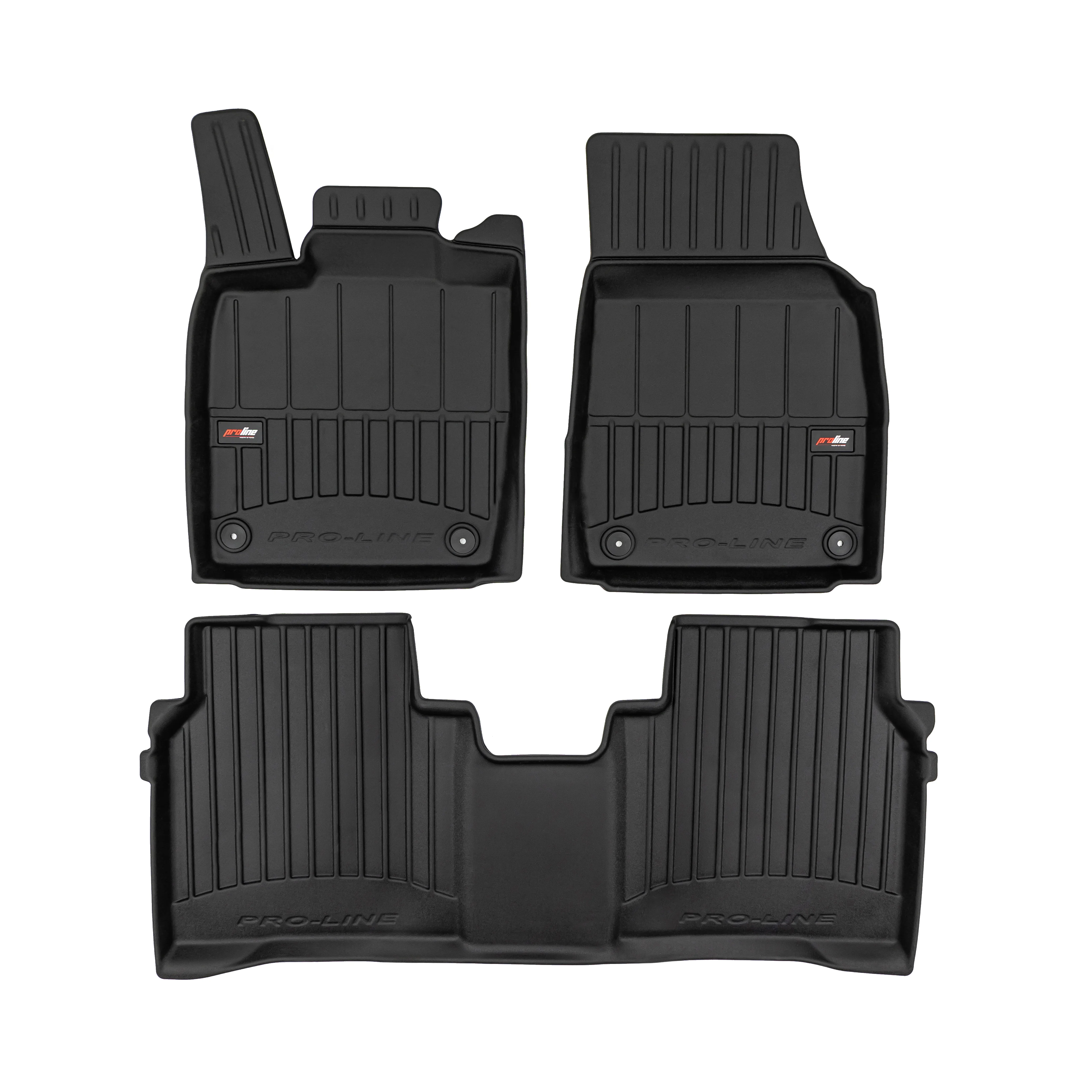 Gulvmatter VW ID.7 2023 -> │ Allværsmatter Pro-Line 3D Rubber Car Mats Image 1