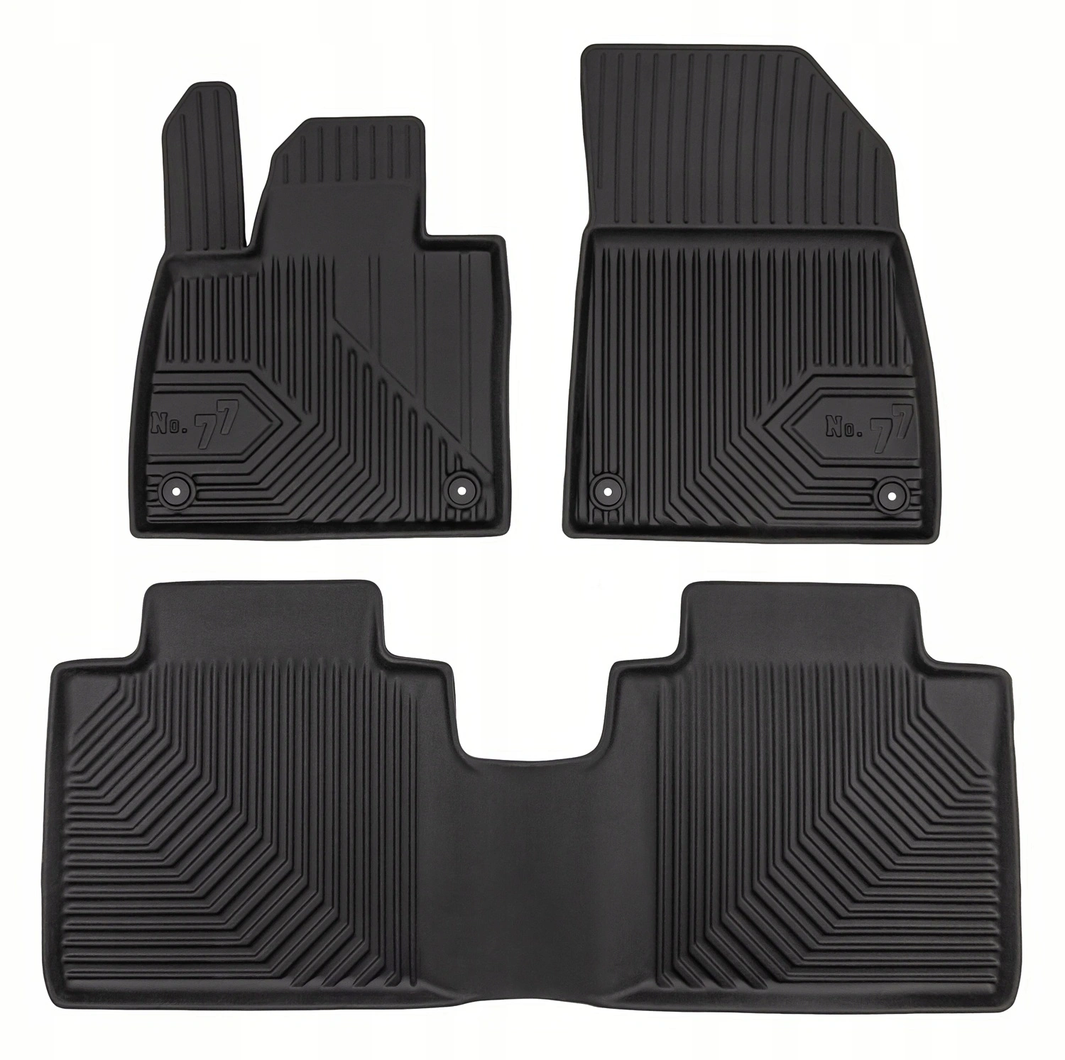 Gulvmatter Zeekr 7X 2024 ->  │ Alværsmatter No.77 Floor Liners - sett 3 stk.