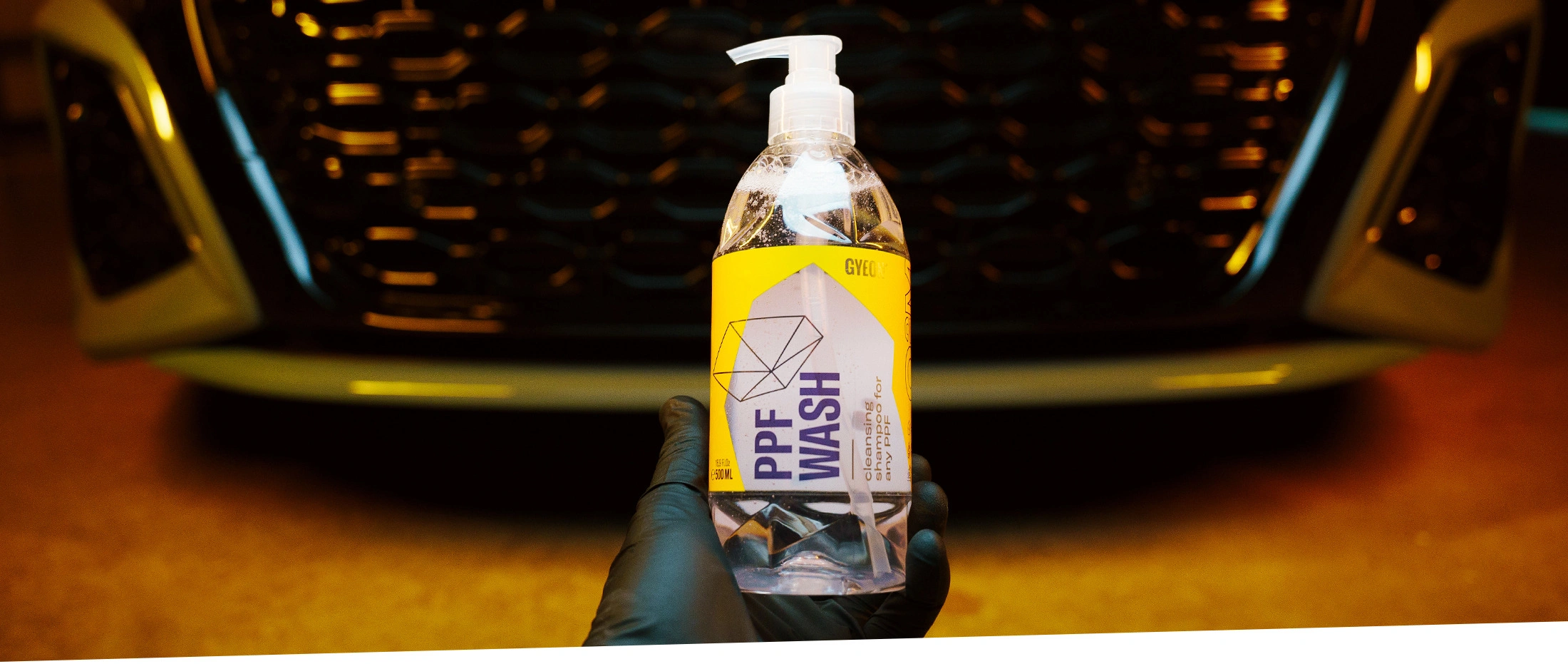 GYEON Q²M PPF Wash – sjampo for biler med PPF og wrap med SiO2 - 500 ml – bilde 4