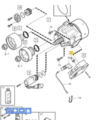 Haldex trykksensor Volvo Genuine® S60 S80 V70 XC70 XC90 │ BorgWarner AWD – bilde 2
