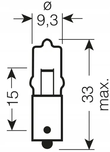 Halogenpære H10W Osram Original Line - 1 stk. – bilde 3
